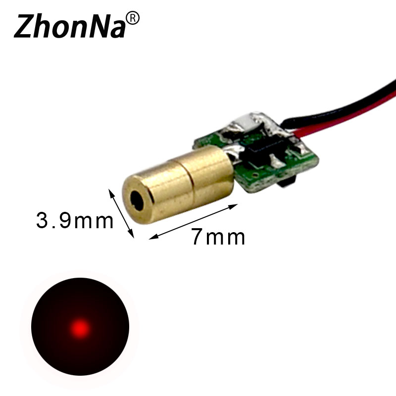 Industrial Laser Head - 650nm 5mW 적색 레이저 모듈 단일