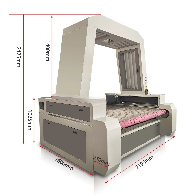 Industrial Laser Fabric Cutting Machine - 1610 CCD 카메라 레이저 절단기 /