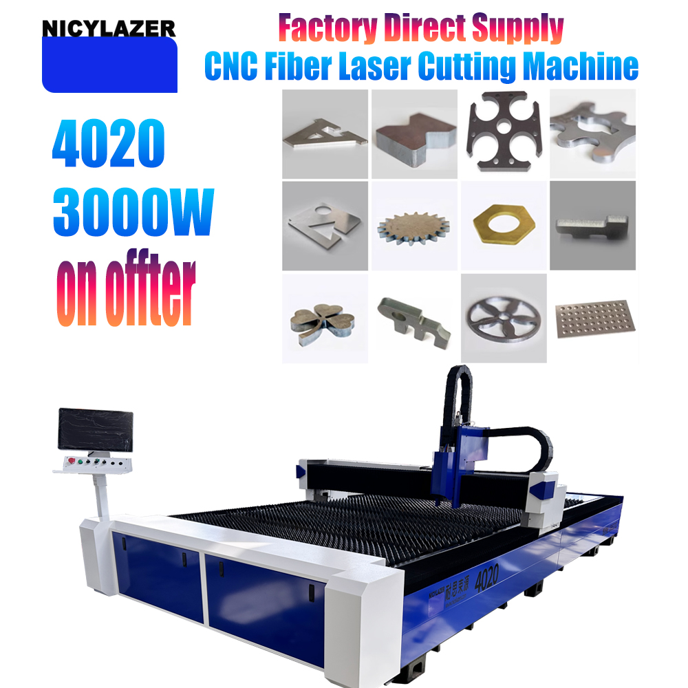 Industrial Laser Cutters - NICYLAZER CNC 3000W 4020 파이버 레이저