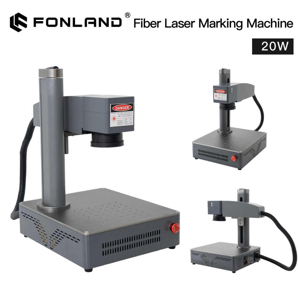 Industrial Laser Engraving Machine For Metal - Fonland S4 금속 섬유 레이저 마킹