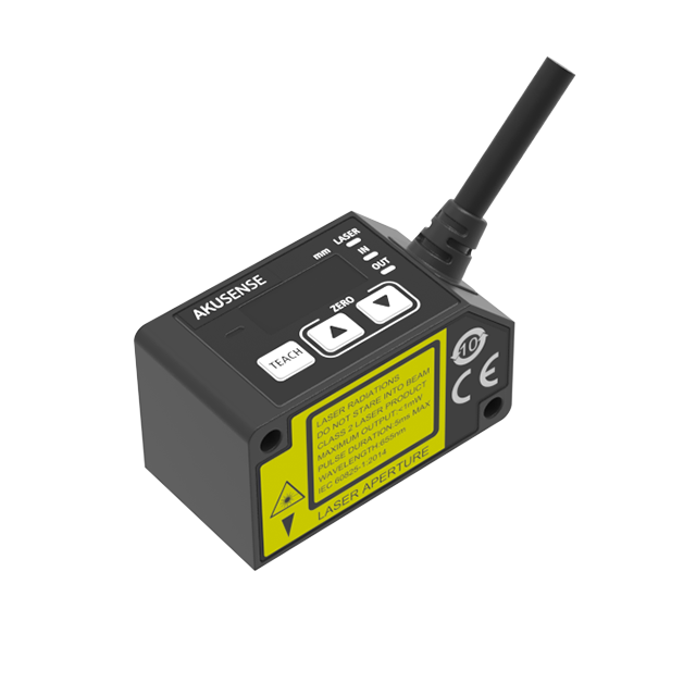 Industrial Laser Displacement Sensor - Akusense 고정밀 레이저 측정 변위 센서