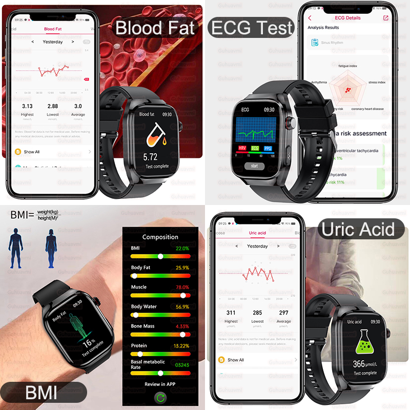2025년 신형 고정밀 스마트워치 오관검사 ECG 실시 - Industrial Laser Training 리뷰 및 가격