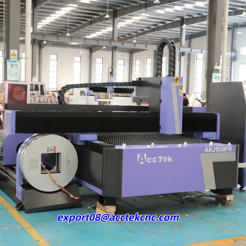 저가형 회전 장치가 있는 갠트리 자동화 섬유 레이저 절 - Industrial Laser Price 리뷰 및 가격