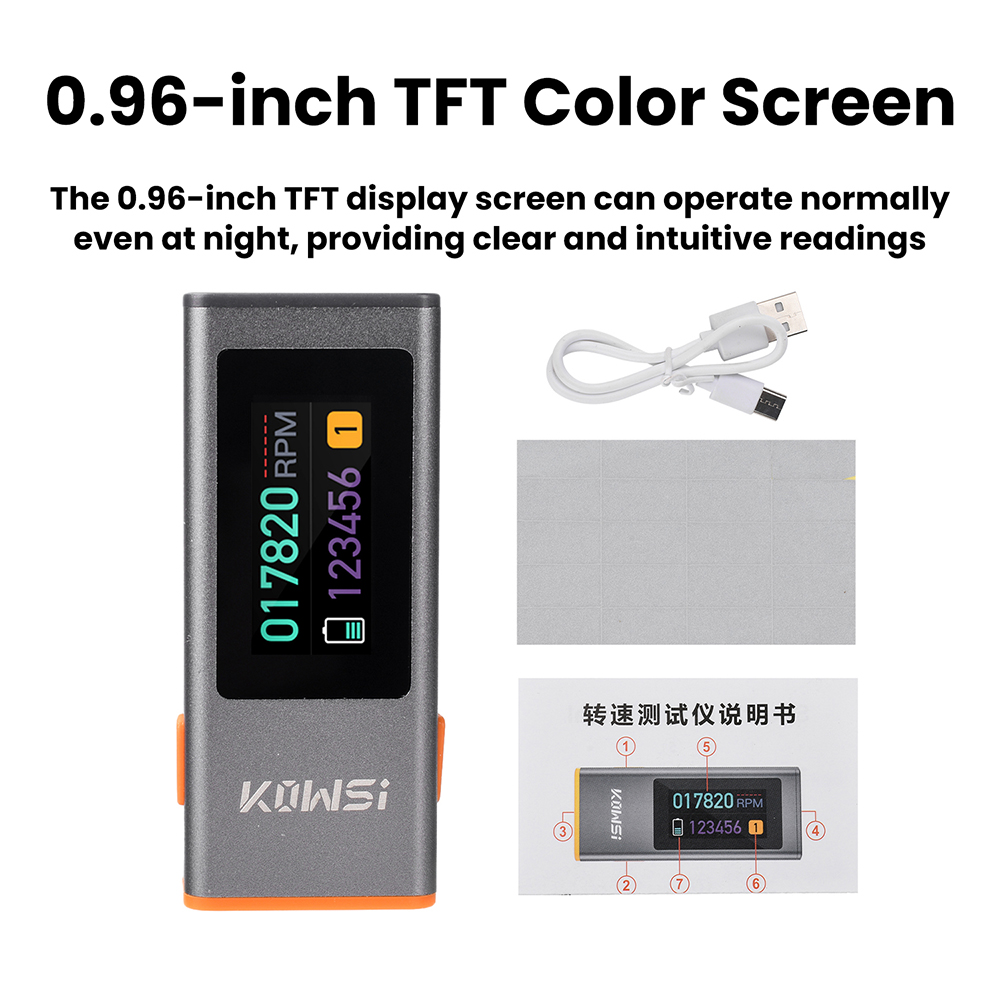 0.96인치 TFT 적외선 RPM 속도 테스터 타코미터 - Industrial Laser Tachometer 리뷰 및 가격