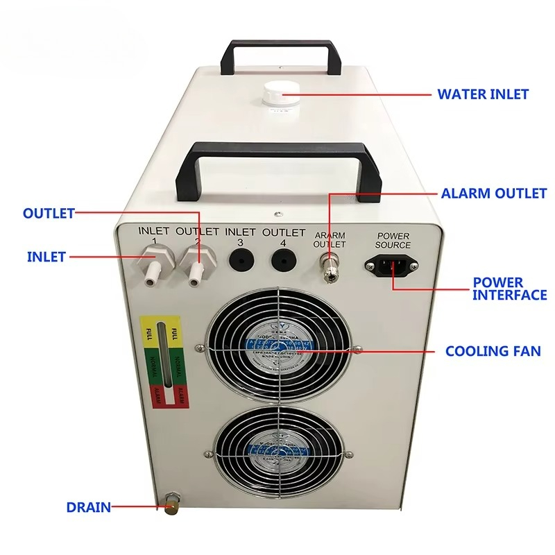 산업용 물 냉각기 CW 5200 CNC 레이저 조각기  - Industrial Laser Price 리뷰 및 가격