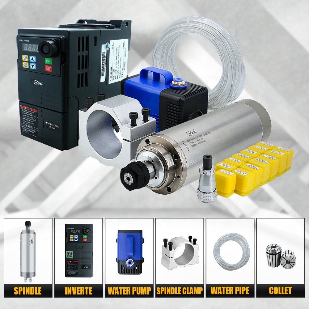 220V ER20 2.2kw 80mm 수냉식 스핀들 모 - Cnc Spindle Motor 리뷰 및 가격