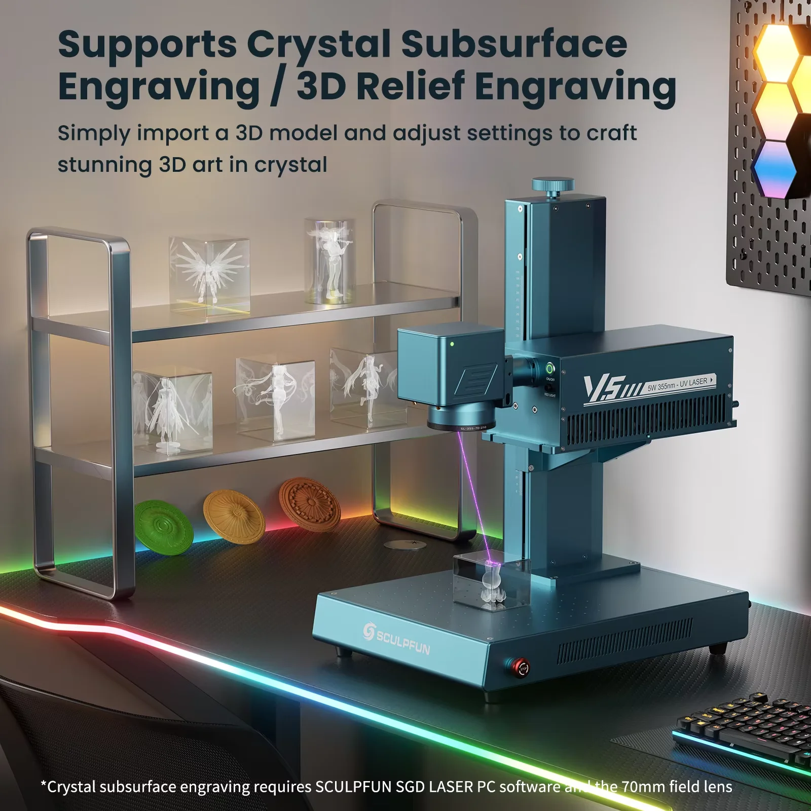 SCULPFUN V5 UV 레이저 조각기 산업용 기계, - Industrial Laser Engraving Machine For Metal 리뷰 및 가격