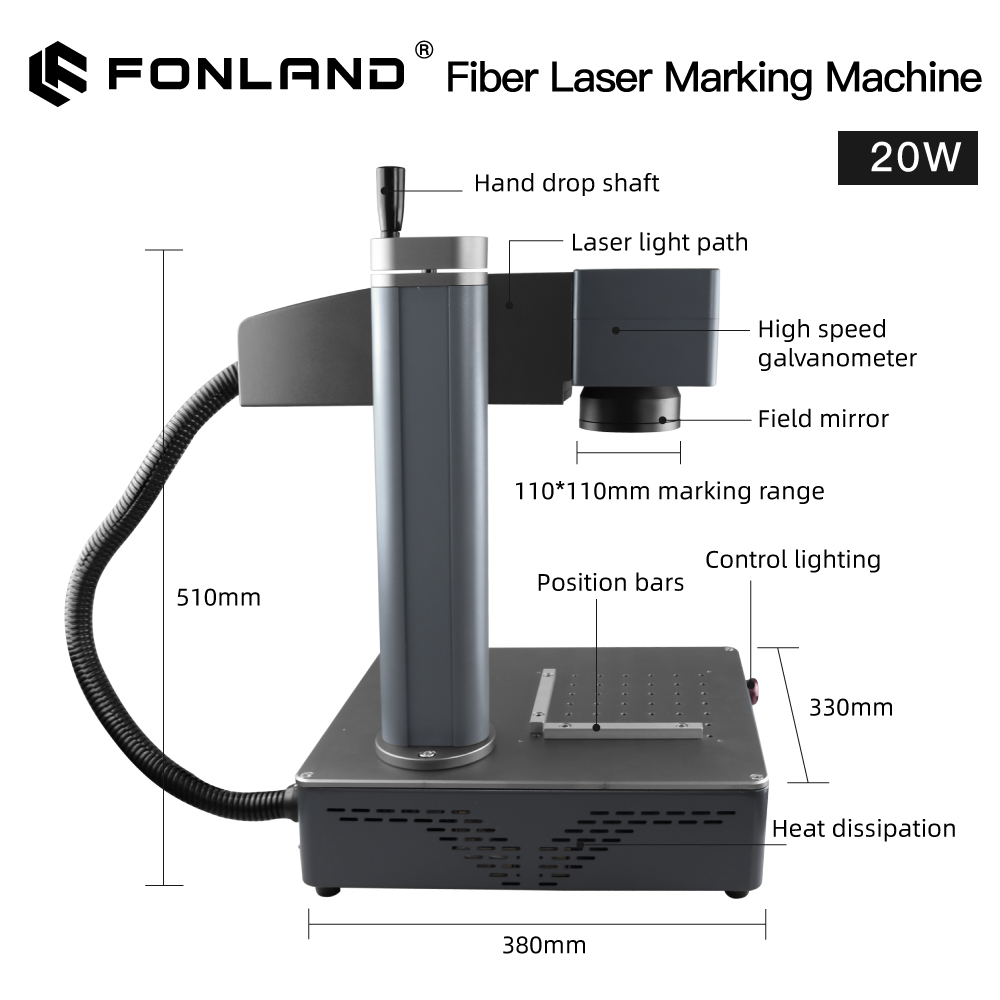 Fonland S4 금속 섬유 레이저 마킹 기계 20/ - Industrial Laser Engraving Machine For Metal 리뷰 및 가격