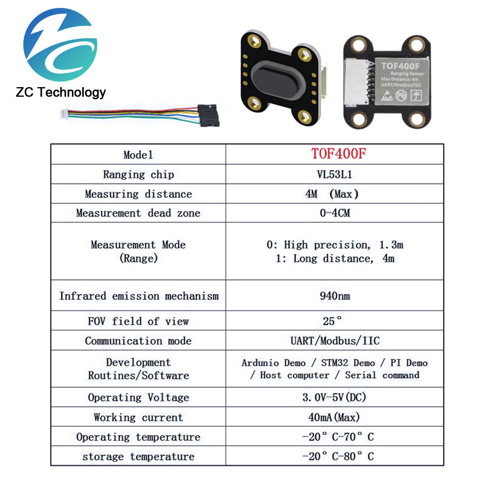 VL6180/VL53L0/VL53L1 비행 시간(ToF - Industrial Laser Measurement 리뷰 및 가격
