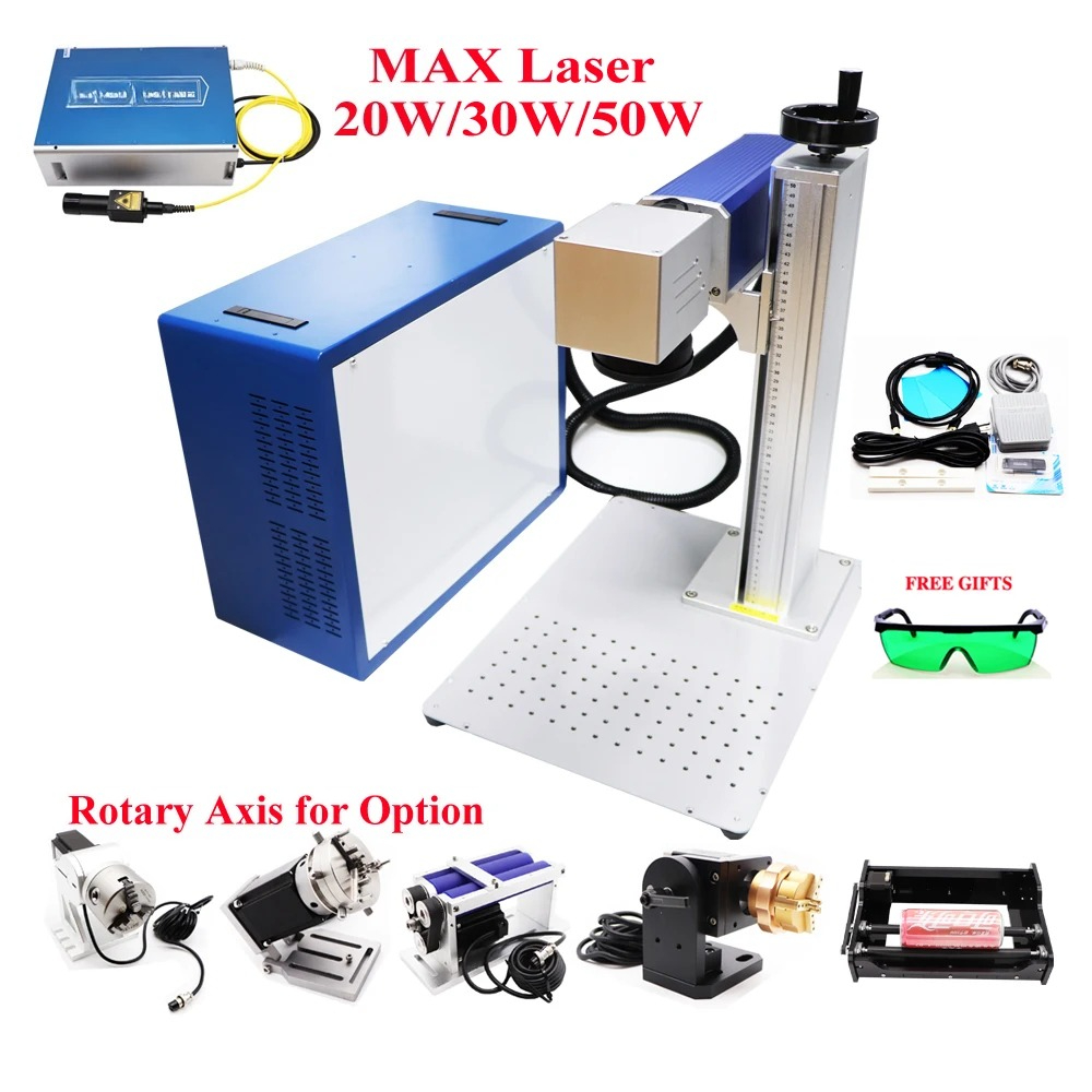 20W 30W 50W MAX 섬유 레이저 마킹 기계 고 - Industrial Laser Engraving Machine For Metal 리뷰 및 가격