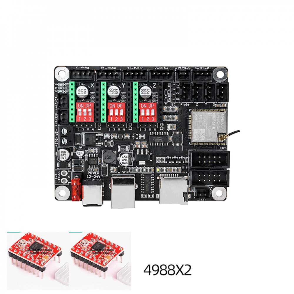 12V/24V 소형 DIY 레이저 조각기 제어 보드 2 - Controller Grbl Board 리뷰 및 가격