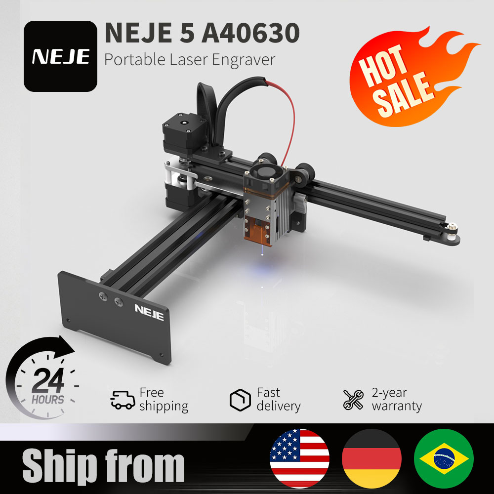 NEJE 5 A40630 20W 휴대용 소형 레이저 조 - Industrial Laser Etching Machine 리뷰 및 가격