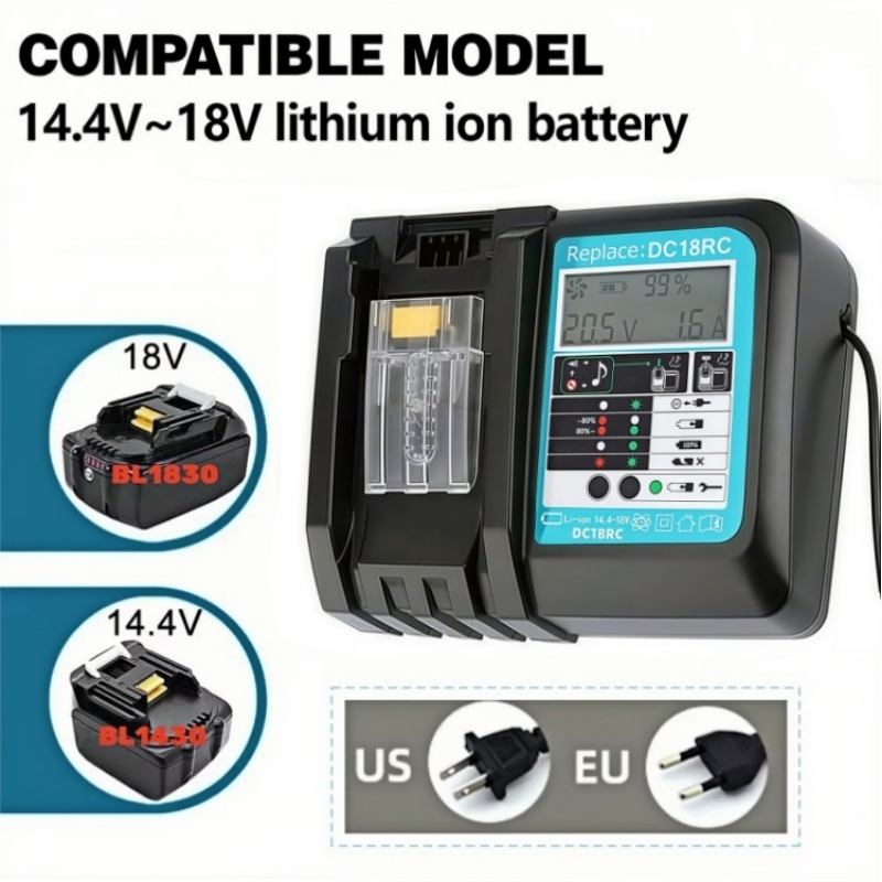 DC18RC 팬 포함 고속 충전 리튬 이온 배터리 3A - Makita Drill Hp1640 리뷰 및 가격