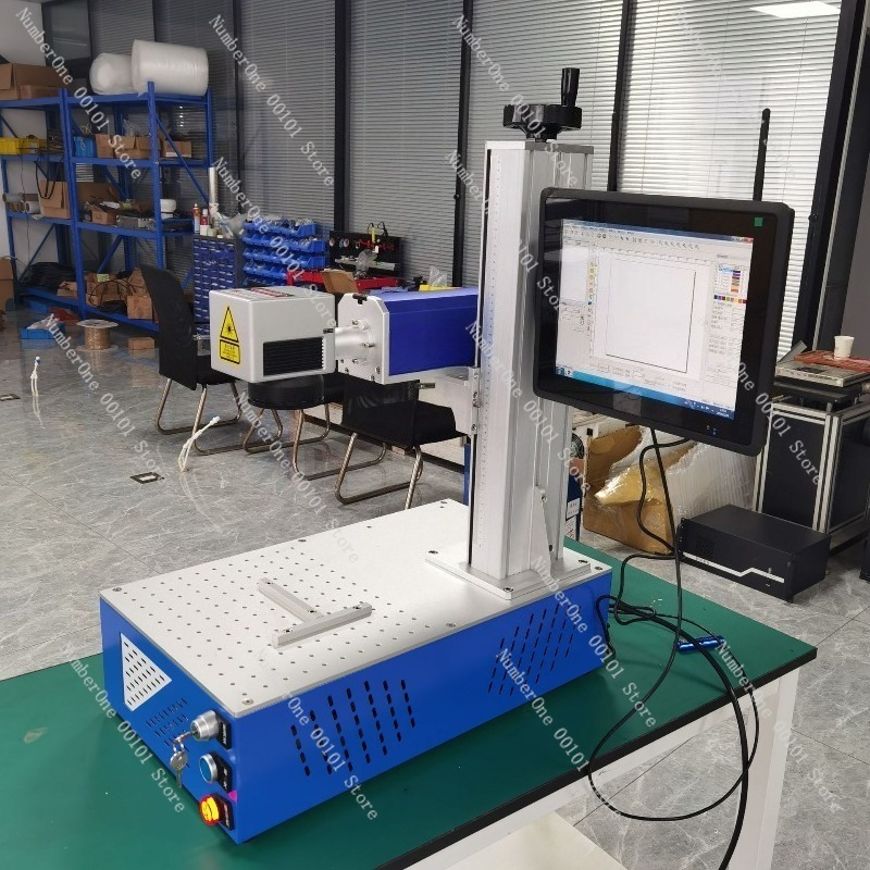 데스크탑 광섬유 레이저 마킹기, 소형 휴대용 금속 조각 - Industrial Laser Engraving Machine For Metal 리뷰 및 가격