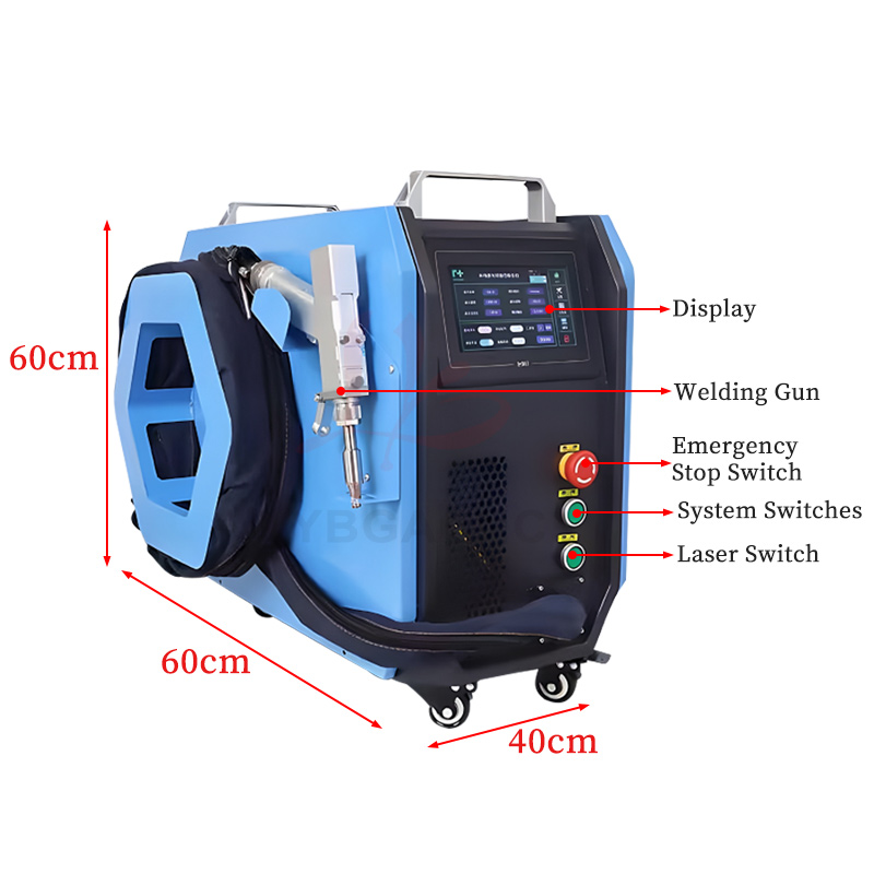 공냉식 휴대용 레이저 용접기 800W 1200W 3 i - Industrial Laser Welder 리뷰 및 가격